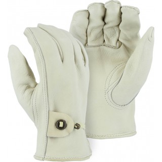 1509K Majestic® Cowhide Drivers Glove with Ball and Tape Wrist Strap